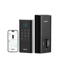 thumbnail image 1 of DESLOC K120 Smart Door Lock – Fingerprint Wi‑Fi Deadbolt, 3D Biometric Recognition, Built‑in Wi‑Fi, 15000 mAh Rechargeable Battery, BHMA Grade 3 Weatherproof, Ideal for Homes, Rentals & Airbnb, 1 of 10