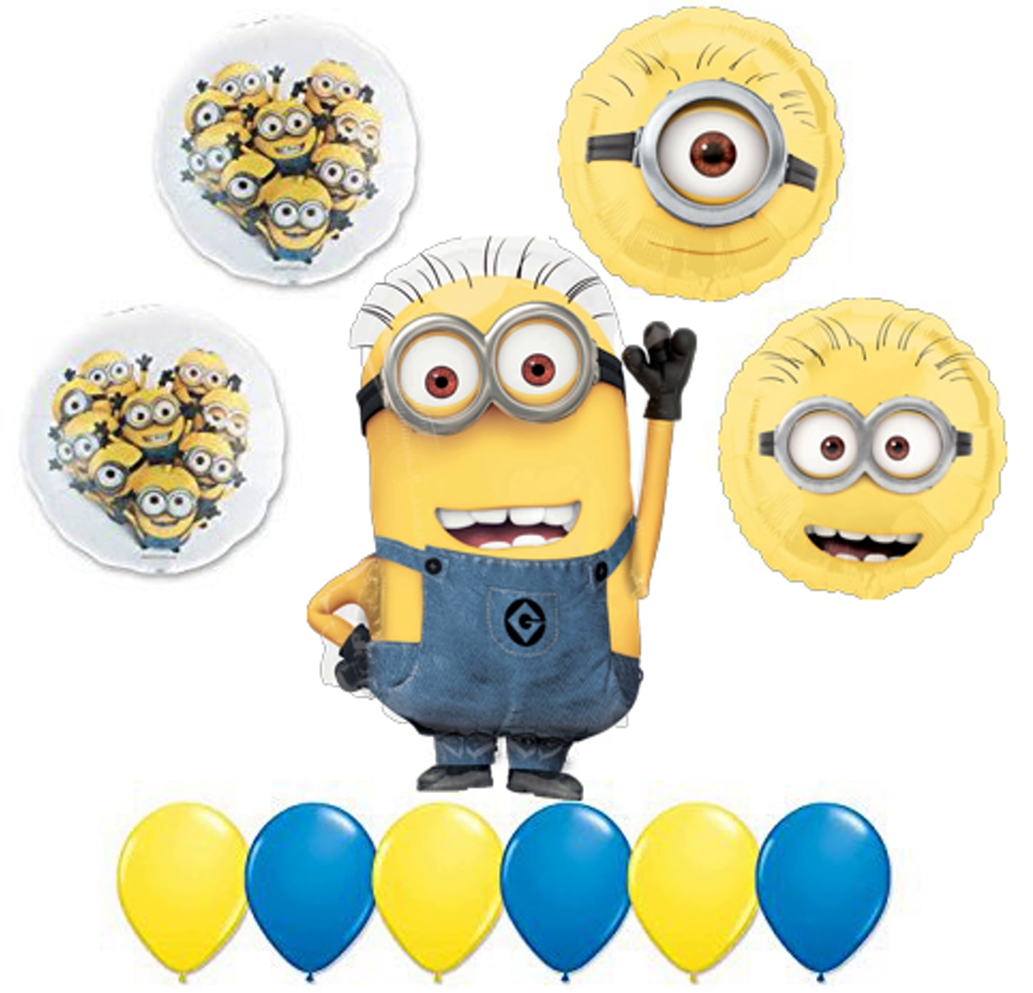 ANAGRAM DESPICABLE ME 2 MINIonS 11 pc PARTY Extension Balloon Kit
