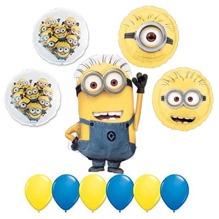 DESPICABLE ME 2 MINIonS 11 pc PARTY Extension Balloon Kit