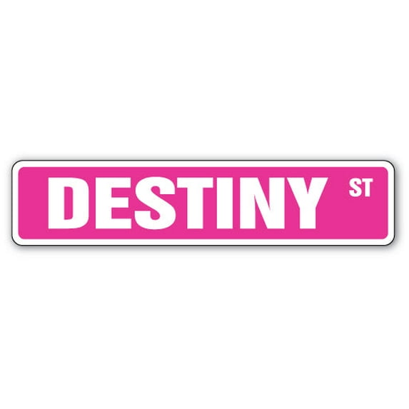 DESTINY Street Sign Childrens Name Room Sign | Indoor/Outdoor | 36" Wide