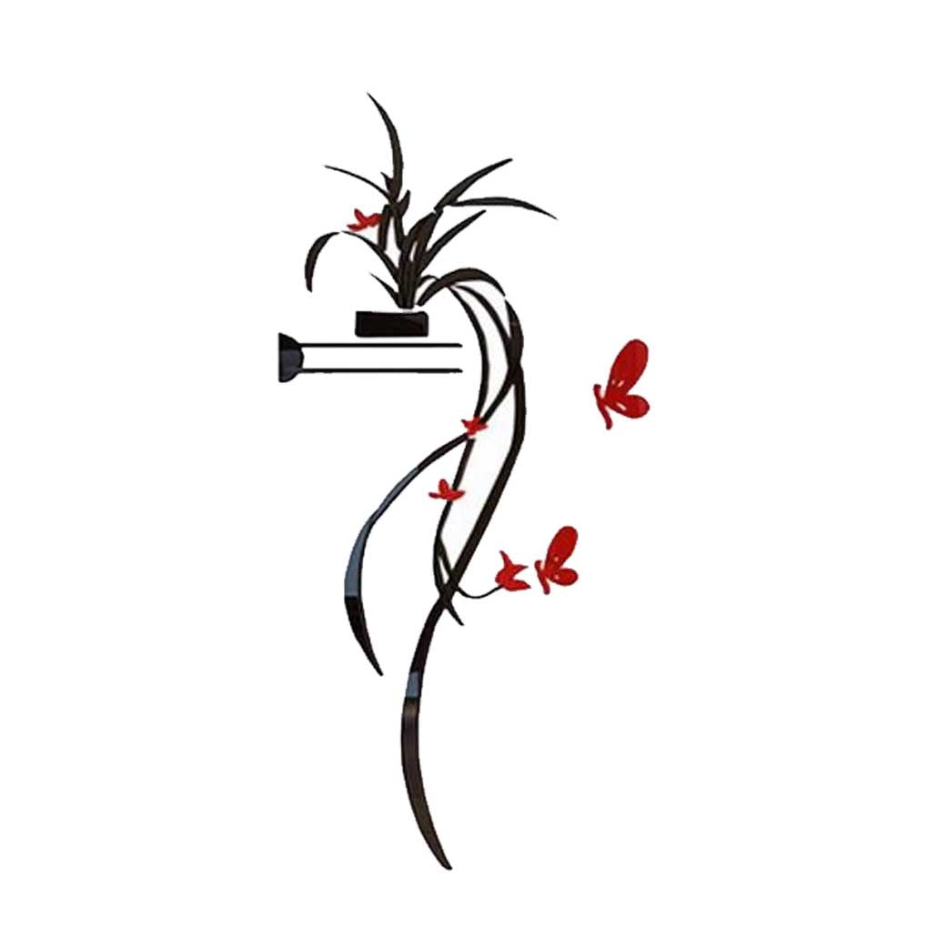 DESTYER Color Random Home Selfadhesive 3D Acrylic Sticker Living Room