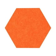 DESTYER Colorful Hexagon Message Board Wall Decor Thickened Cork Bulletin Boards Blackboard Erasable Dorm Nursery Ornaments Orange