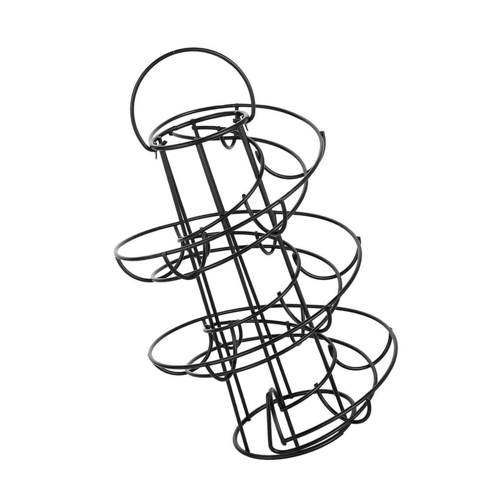 DESTYER Egg Wire Storage Rack Stand Kitchen Countertop Egg Organizer Display Holder Rack Kitchen