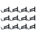 thumbnail image 1 of DESTYER Heavy Duty Window Rod Bracket Modern Style For Home Decor Brackets For Curtain Curtain Rod Bracket black 12pcs, 1 of 6