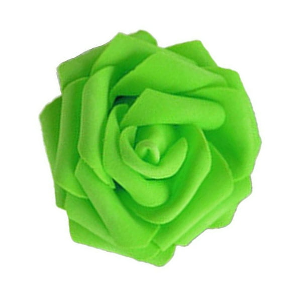 DESTYER Pack of 50 Artificial Bionic Flowers PE Foam Simulation Roses Flower Decorations Wedding Party Engagement Presents Green