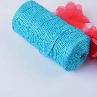 Jygee Rope Colorful Natural Jute Twine String Roll Cord for DIY Art Crafts  and Wrapping Green