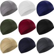 DESTYER Skull Cap Moisture Wicking Beanie Cap Sun UV Protection Motorcycle Helmet Liner Cap