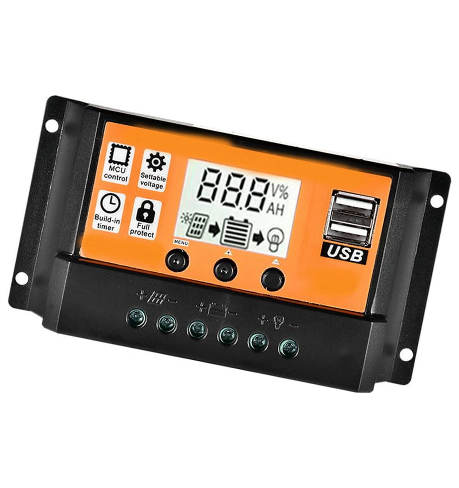 DESTYER Solar Panel Regulator 12V24V Adjustable Battery Regulators