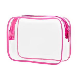 Clear Cute Toiletry Bag Transparent Small Makeup Bag Customized
