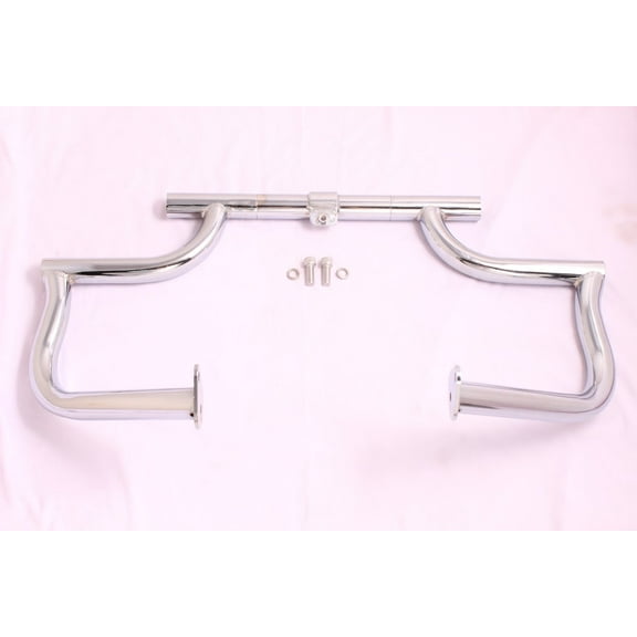 DETACHABLE ENGINE GUARD HIGHWAY CRASH BAR 4 HARLEY TOURING ROAD KING STREET ELECTRA GLIDE ULTRA CLASSIC 1998-2008 BLACK