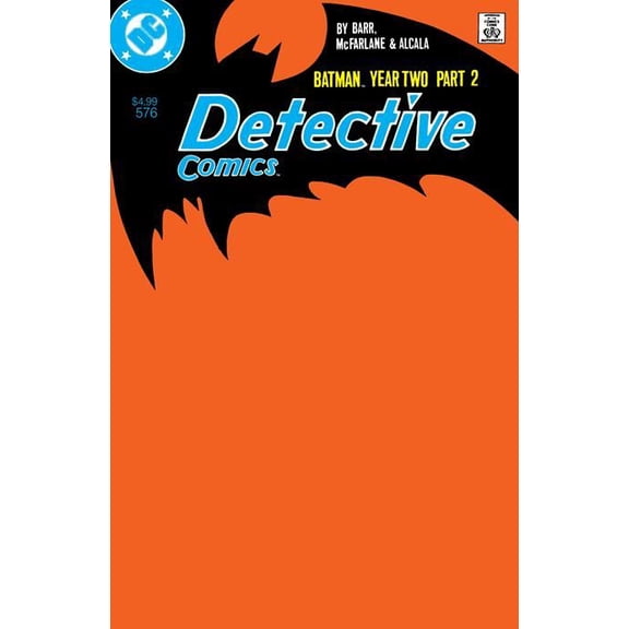 DETECTIVE COMICS #576 FACSIMILE EDITION CVR B BLANK CARD STOCK VAR (YEAR TWO PART 2 OF 4)DC Comics Comic Book 2026