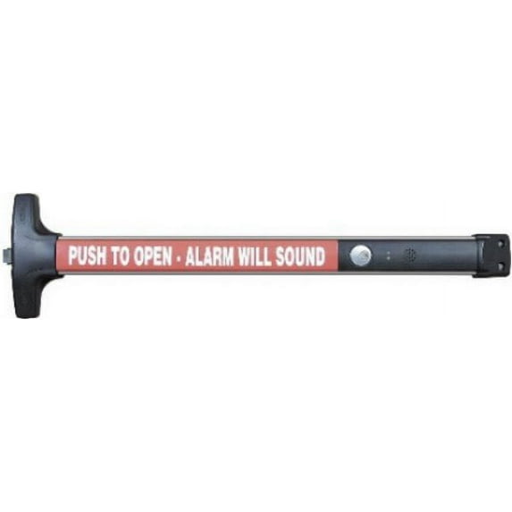 DETEX V40EB36 V40 36" Alarmed Rim Exit Device - Climate Protected (Indoor)