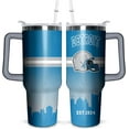 thumbnail image 1 of DETROIT 40oz City Stainless Steel Tumbler with Handle and Straw for Football Fans Gifts Travel Mug Tumbler Cup Keeps Drinks Cold & Hot, 1 of 3