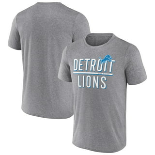Men's Fanatics Branded Jared Goff Heather Gray Detroit Lions Team Wordmark  Player Name & Number T-Shirt