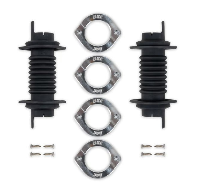 DETROIT SPEED ENGINEERING Door Jamb Wiring Boot Kit - Billet Trim partNumber: 010421DS