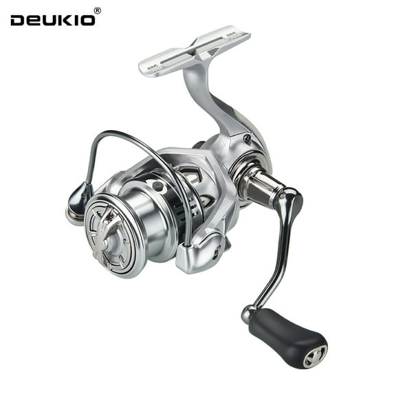 DEUKIO 2024 Spinning Fishing Reel Ultralight Max Drag 8kg Spinning Reel for Carp Pike Bass Fishing Coil Freshwater Saltwater