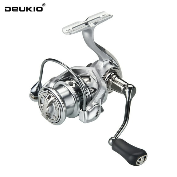 DEUKIO 2024 Spinning Fishing Reel Ultralight Max Drag 8kg Spinning Reel for Carp Pike Bass Fishing Coil Freshwater Saltwater