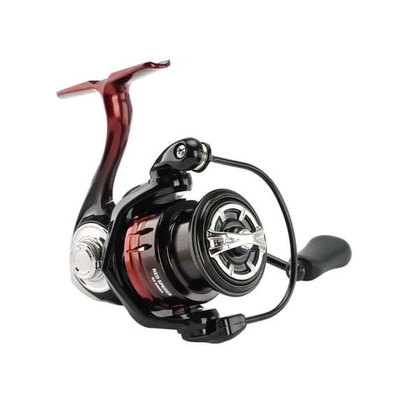 DEUKIO 2025 Spinning Reel 5.2:1 Gear Ratio 18LB Max Drag Power CNC Metal Spool Handle Fishing Reel for Freshwater Saltwater