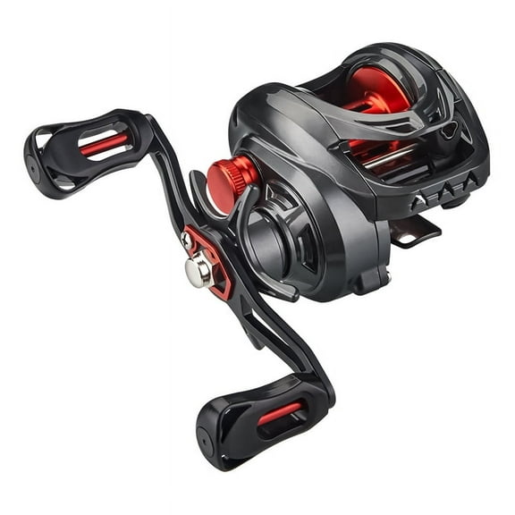 DEUKIO Baitcasting Fishing Reel Ultralight 5+1 7.3:1 Ratio Hybrid Ceramic Outlet Magnetic Brake Aluminum Spools Seawater