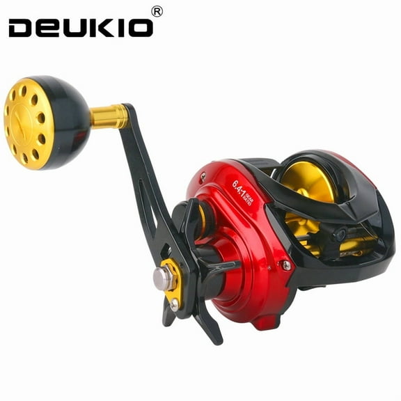 DEUKIO Baitcasting Reel 8+1BB 6.4:1 High Speed Long Shoot Prevent Line Tangling Fishing Reel Fresh Saltwater Reel Fishing Pesca