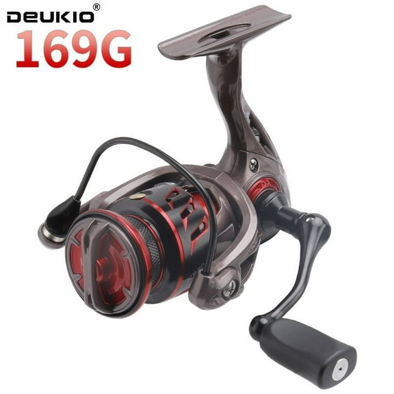 DEUKIO New Innovative Water Resistance Spinning Reel 4+1BB 4.5KG Max Drag Power 5.2:1 Fishing Reel for Freshwater Fishing