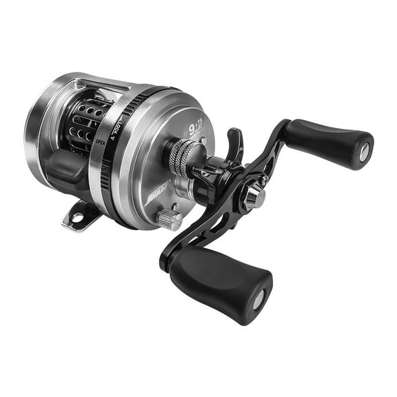 DEUKIO New Trolling Drum Fishing Reels Left/Right Hand 9+1BB Trolling Reel Max Drag 6kg Pesca Offshore Fishing