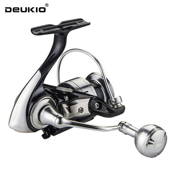 DEUKIO New arrival Saltwater Fishing Reel Metal Ball Knob Spinning Reels 2000-7000 3+1BB 5.2:1 Max Drag 15KG Water-Proof Reels