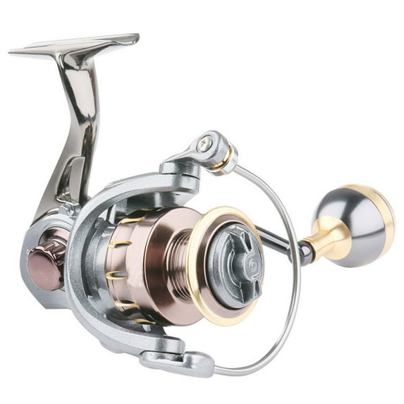 DEUKIO Spinning Reel SW2000-7000 Metal Bearing 4+1BB Metal Body Rocker Grip High Quality Fishing Reel Saltwater Freshwater