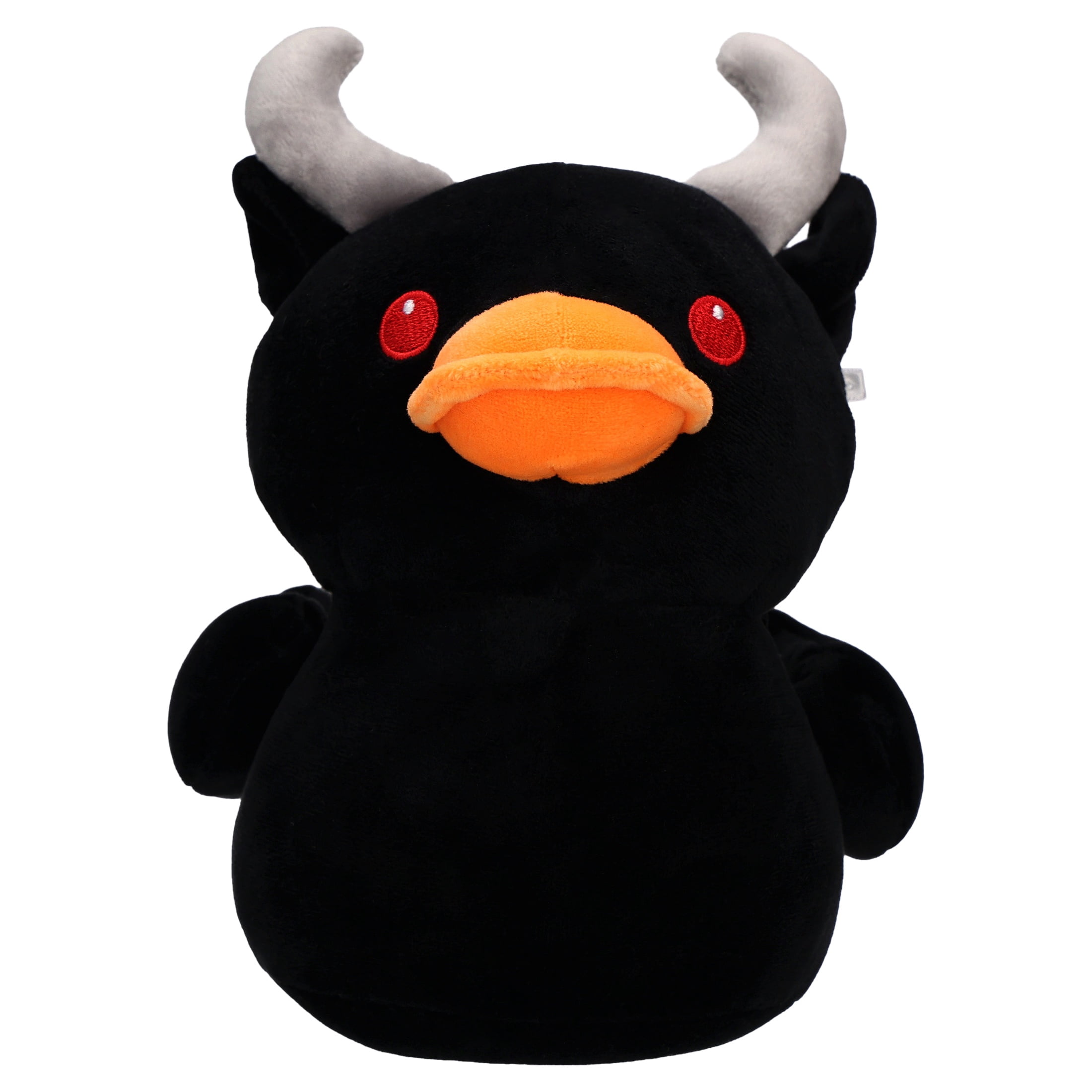 Devil Duck Plush, Black, 8.6", Halloween by Way To Celebrate