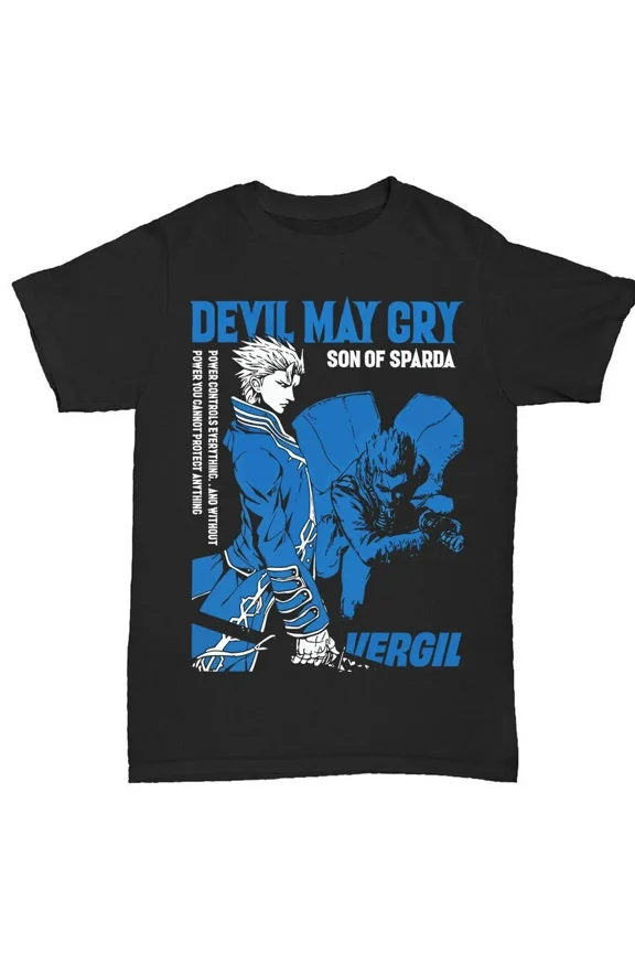 DEVIL MAY CRY Vergil Tee Unisex Short Sleeve Shirt S-5XL