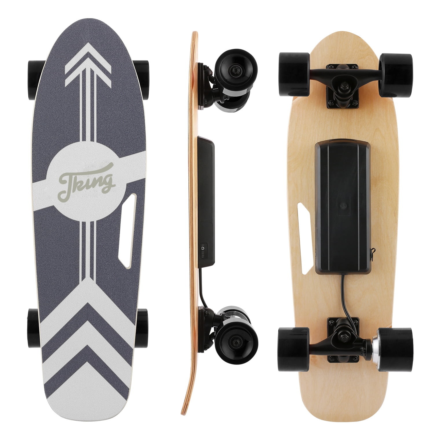 DEVO Electric Skateboards, 350W Electric Skateboard with Remote,12.4 ...