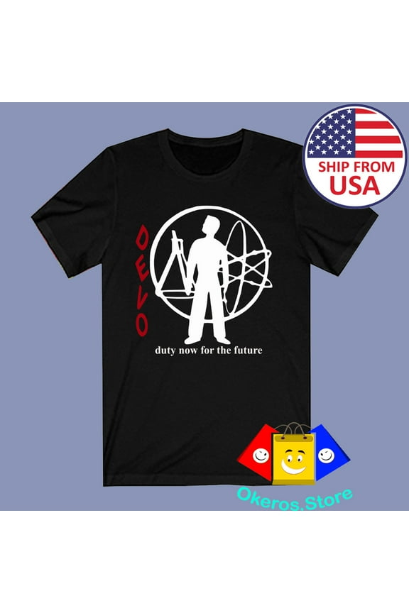 DEVO Men's Black T-Shirt Size S to 3XL