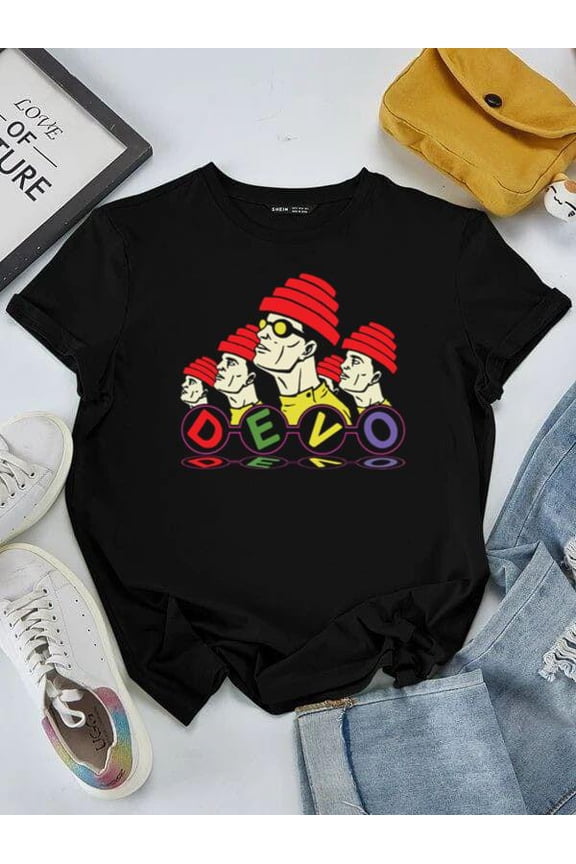DEVO Whip It Are We Not Men Post-Punk New Wave Band Fan Unisex tee V41303, for men & women, up to size 5XL