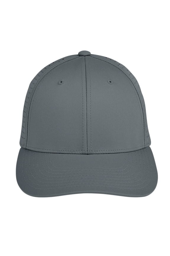 DG802 CROWNLUX PERFORMANCE ADULT STRETCH CAP Grpht/Sil S/M