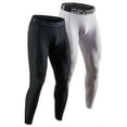 thumbnail image 1 of DevOps Pockets Compression Pants Athletic Leggings, (Men's), 2 Pack, 1 of 5