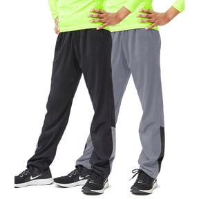DEVOPS 2 Pack Men's Compression Shorts Underwear With Pocket (Large, Black/Gray)