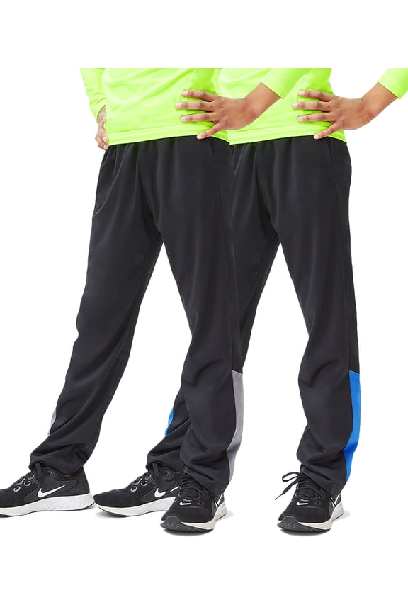 2 Pack Men's Compression Shorts Underwear With Pocket (Large, Black)