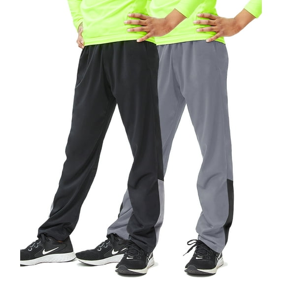 DEVOPS 2 Pack Men's Compression Shorts Underwear With Pocket (X-Small, Black/Gray)
