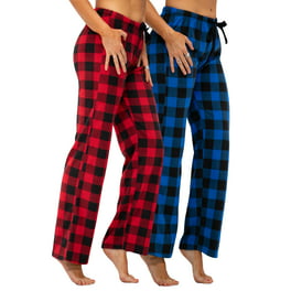 Buffalo Plaid Lounge Pants with Pockets, Red and Black Check Pattern U –  Starcove Fashion