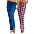 thumbnail image 1 of DEVOPS 2 Pack Women's Star Cotton Pajama Pants Sleepwear (X-Small, Blue/Pink), 1 of 7