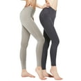 thumbnail image 1 of DEVOPS 2 Pack Women's Thermal Long Johns Underwear Leggings Pants (Medium, Charcoal/Light Grey), 1 of 7