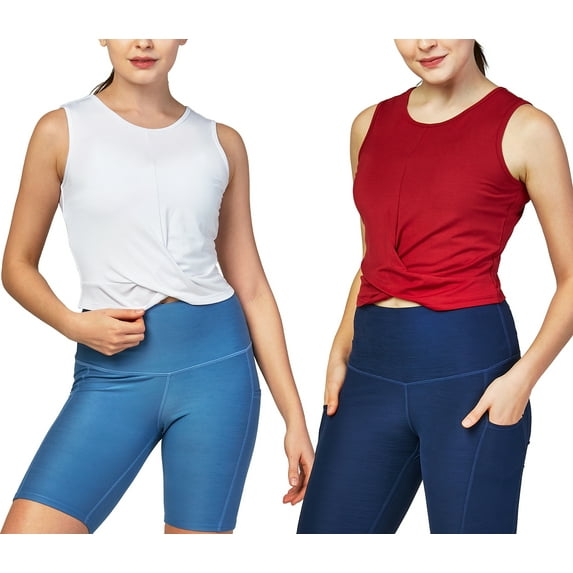 DEVOPS 2 Pack Women's UPF 50+ Rash Guard Long Sleeven Loose Fit, Beach Surf Swim Shirts, UV/Sun Protection (X-Large, White/Wine Red)