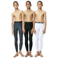 thumbnail image 1 of DEVOPS 3 Pack Boys UPF 50+ Compression Tights Sport Leggings Baselayer Pants (Medium, Black/Charcoal/White), 1 of 7