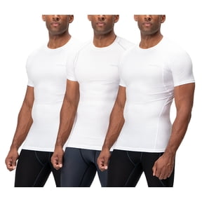 DevOps Athletic Shirts & Tops Compression Short Sleeve Shirts, 3 Pack