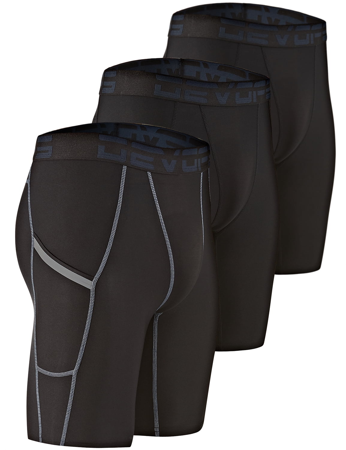 DevOps Men's Compression Sleeveless Athletic Shirts, Quick Dry - View #3