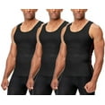 thumbnail image 1 of DEVOPS 3 Pack Men's Muscle Dry Fit Compression Tank Top (Medium, Black/Black/Black), 1 of 5