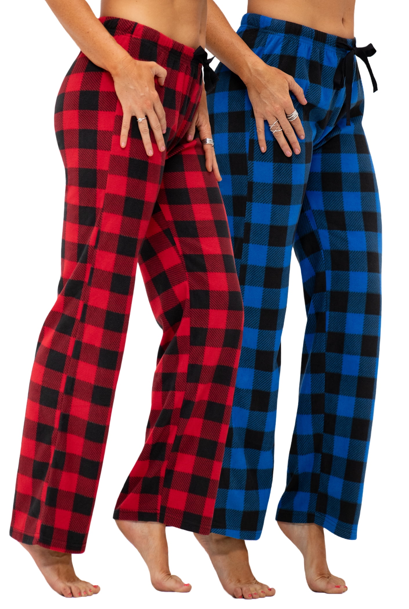 Just Love Women Pajama Pants / Sleepwear / Holiday Prints (Hearts White,  2X) 