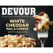 DEVOUR White Cheddar Mac and Cheese with Bacon Frozen Meal, 12 Oz Box