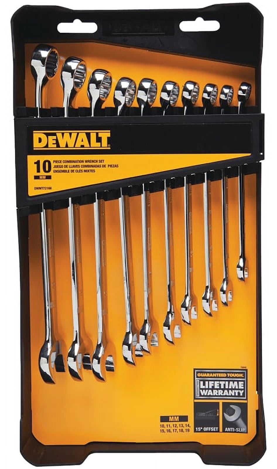 DEWALT 10-Piece Combination Metric Wrench Set