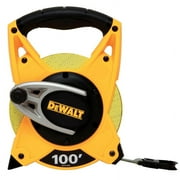 DEWALT 100 ft. L x 0.75 W Fiberglass Long Tape Measure Black/Yellow 1 pk